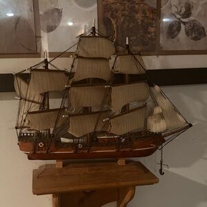 Decorative Wooden Ship Model